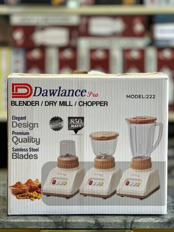 Dawlance Blender+Dry Mill+Chopper