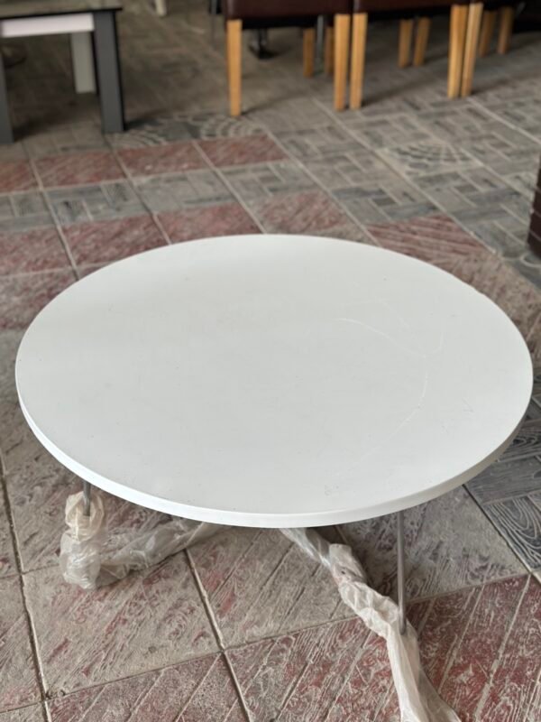 The Circular White Coffee Table - Image 2