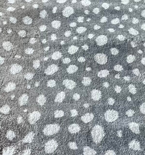 Grey Polka Dot Rug - Image 2