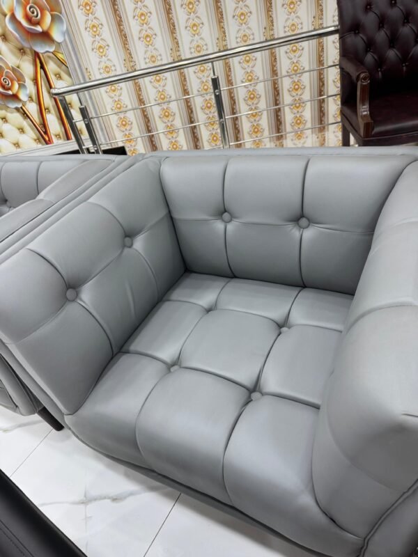 Grey Classic Sofa Set - Image 2
