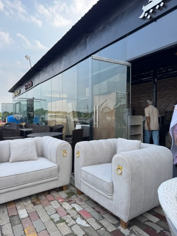 CloudNest 5-Seater Towel Sofa Set - Image 5