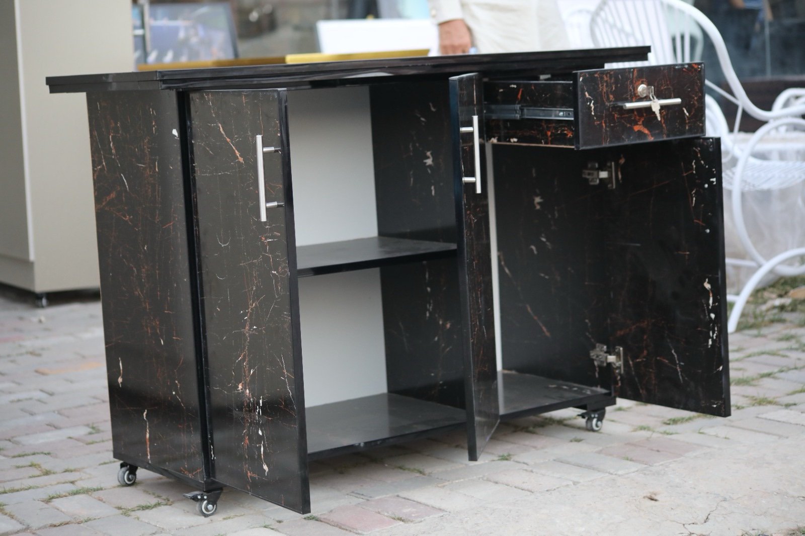 Modern Rolling Storage Cabinet - Image 10