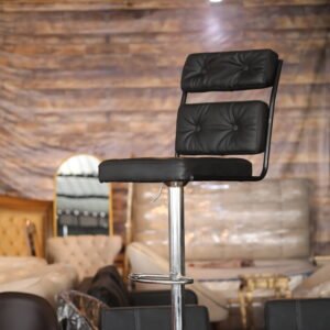 Swivel Bar Stool with Adjustable Height Pedestal Base