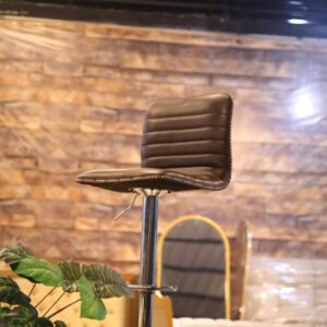 Premium Adjustable Bar Chair / Counter Stool (Leather Finish)