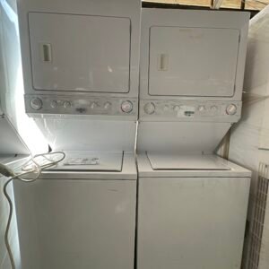 Frigidaire Heavy Duty 10.1KG Double Storey Washing Machine & Dryer – Large Capacity Twin Tub Washer Dryer Combo