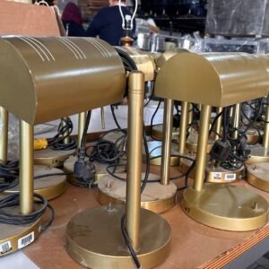 Luxury Brass Finish Desk Lamp | Adjustable Study & Office Table Light