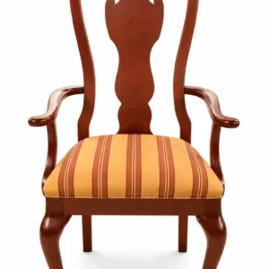 Drexel Heritage Queen Anne Dining Chair | Vintage American Armchair