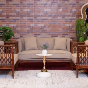 Elegant 5 Seater Sofa Wooden