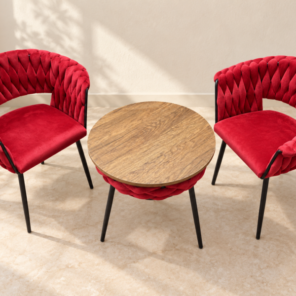 modern-braided-velvet-chairs-with-round-table-3-piece-set