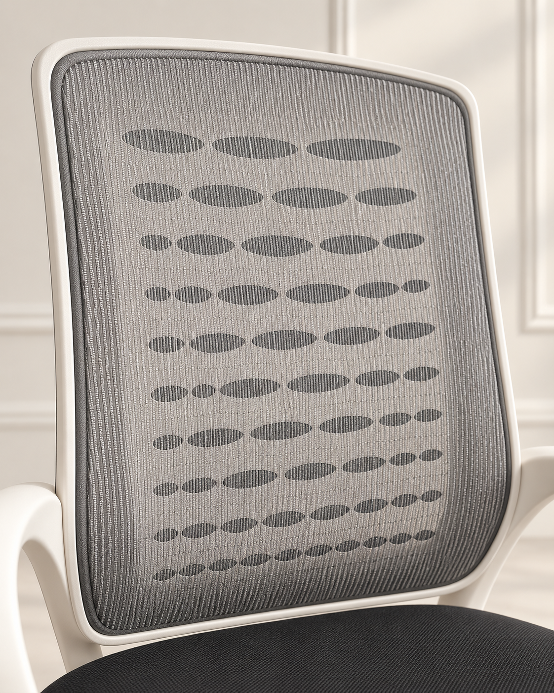 Modern Black Mesh Ergonomic Office Chair - Image 2