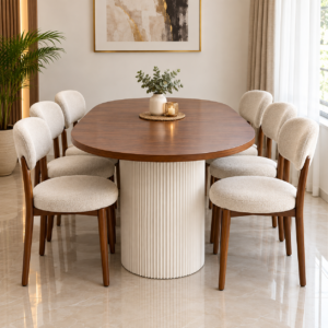 Premium 6-Seater Dining Table Set