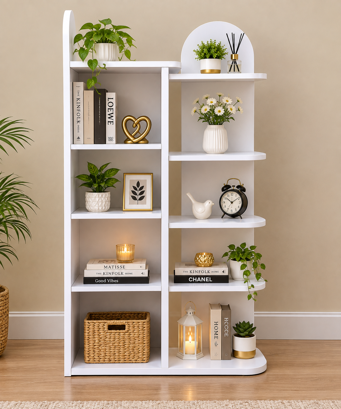 Modern White Display Shelf - Image 2