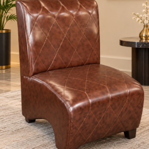 Brown Leather Lounge Chair