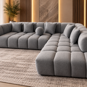 Modern Luxury L-Shaped Modular Sectional Sofa