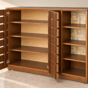 Premium Wooden Multi-Purpose Storage Cabinet with Shelves