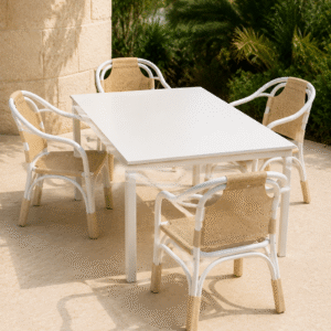 4-Seater Modern Outdoor Garden Dining Set