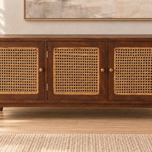 TV Console Heritage Cane 3-Door