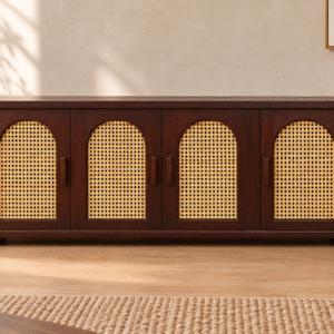 CaneCraft 4-Door TV Console