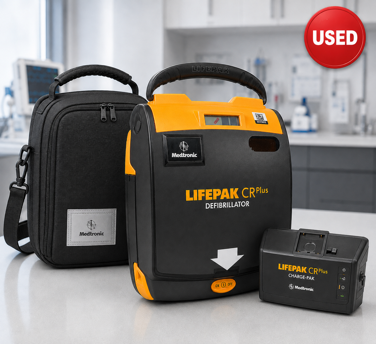 LIFEPAK CR Plus Automated External Defibrillator (AED)