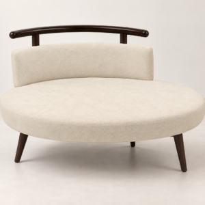 Modern Round 2-Seater Lounge Sofa