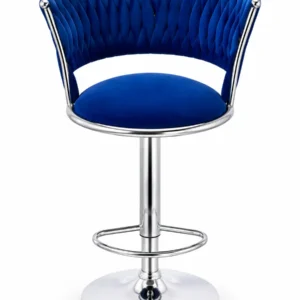 Royal Blue Velvet Bar Stool Pakistan