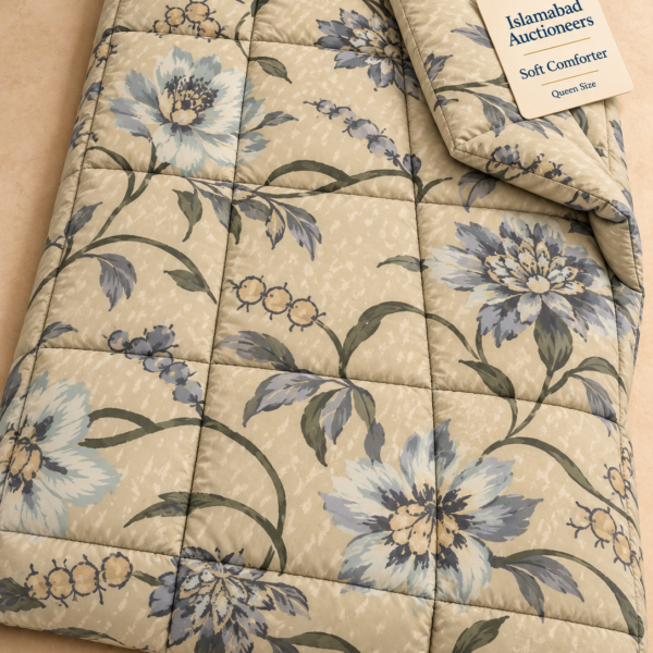 premium-beige-floral-queen-size-comforter-soft-winter-quilt-free-delivery-across-pakistan
