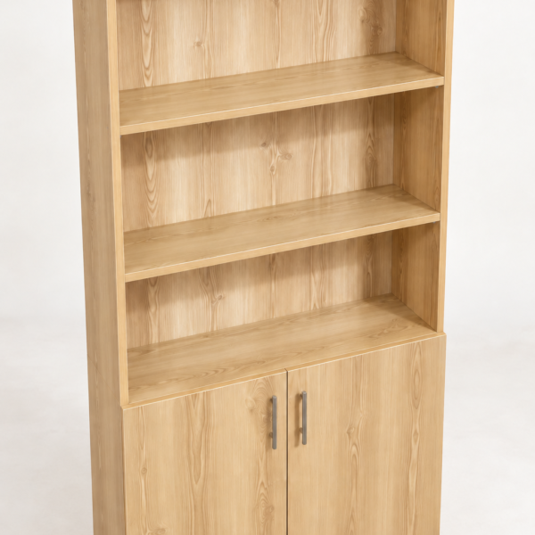 modern-wooden-bookshelf-with-2-door-storage-cabine