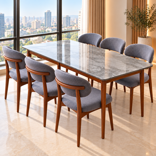6-seater-grey-marble-look-dining-set-with-upholstered-wooden-chairs