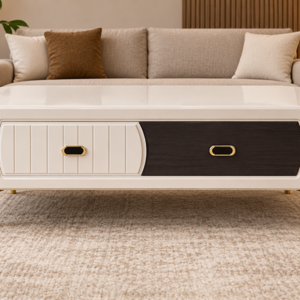 luxury-white-black-center-table-with-drawers-gold-accent-design