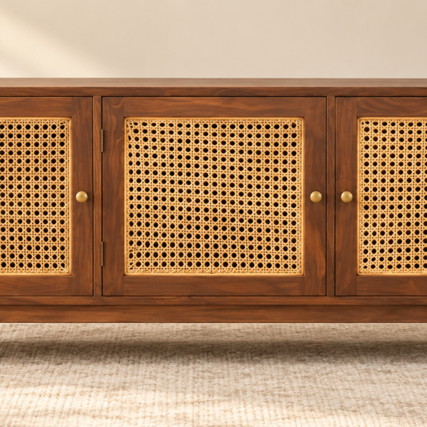 premium-3-door-wooden-cane-sideboard-rattan-storage-cabinet